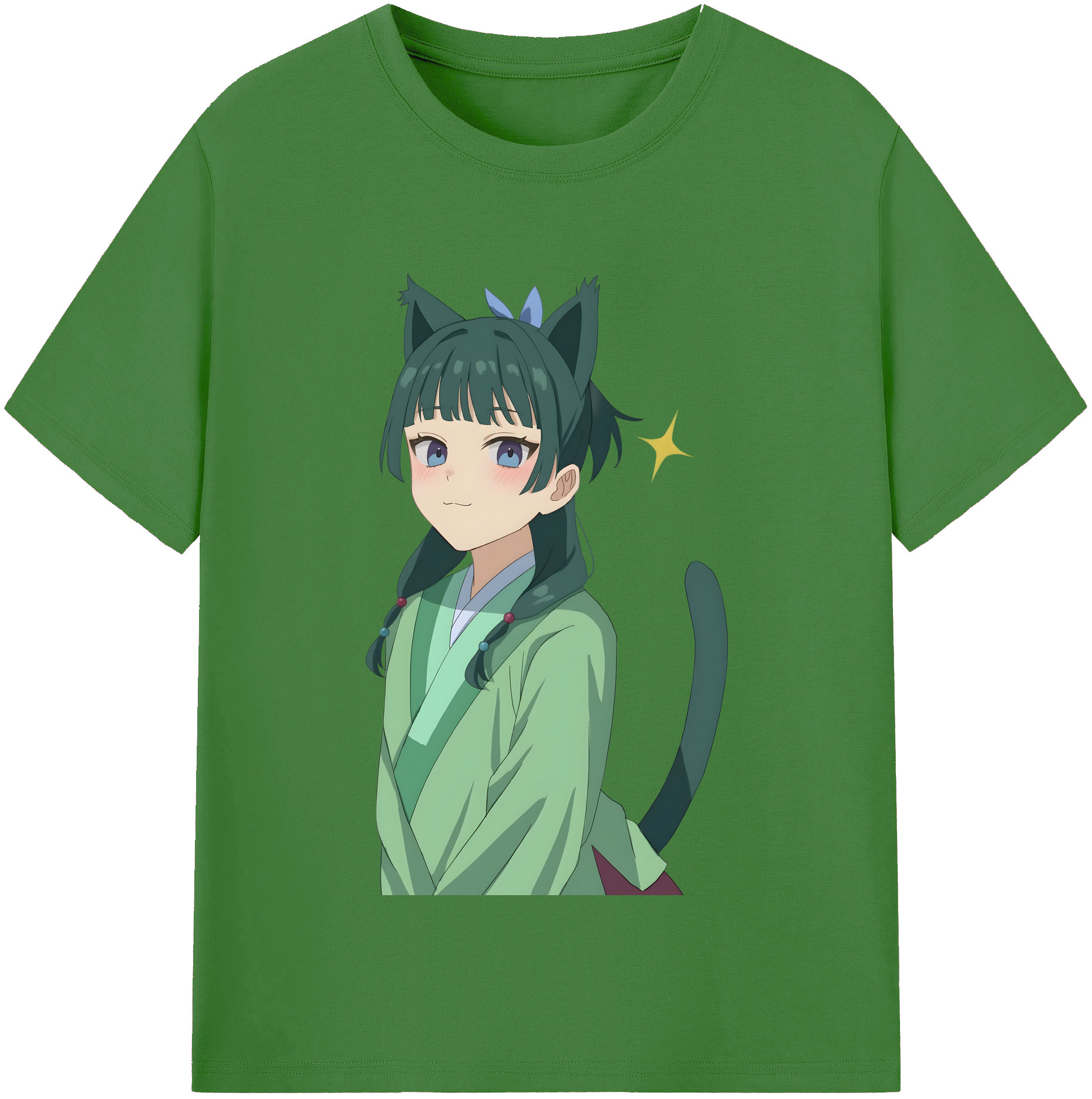 （画像用） 薬屋のひとりごと The Apothecary Diaries レディースカジュアルプリントTシャツ（綿100％）